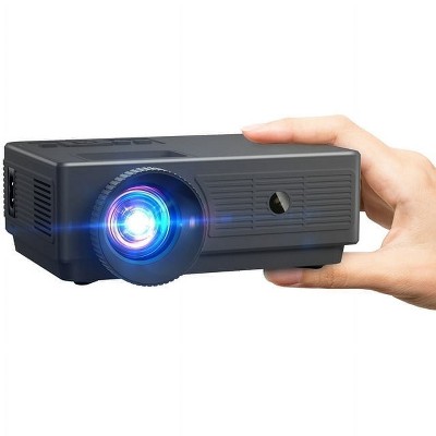 ELEPHAS Mini Projector 1080P Portable Projector Compatible with iOS/Android/ Windows/TV/HDMI/USB Black 1PC