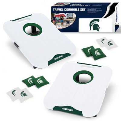 NCAA Michigan State Spartans All-Weather Travel Cornhole Set