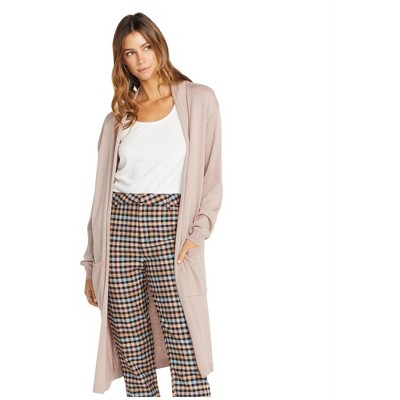 Volcom Womens Open Front Knit Cardigan Sweater