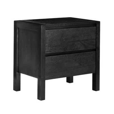 MH London Como 22" Solid Wood Nightstand with 2 Soft-Close Drawers