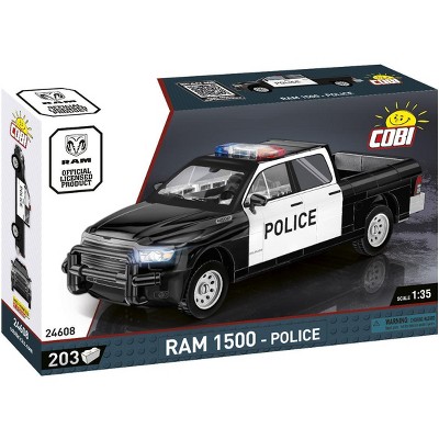 COBI RAM 1500 Police Vehicle Model Building Set, 203 Pieces