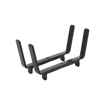 Wrought Iron Flower Box Brackets Black Powder Coated Finish - Achla Designs