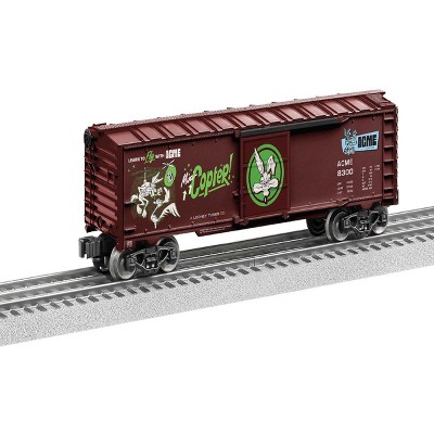 Lionel Warner Bros. ACME Mini Copter Boxcar: O Scale Toy Vehicle Accessory, Plastic Material