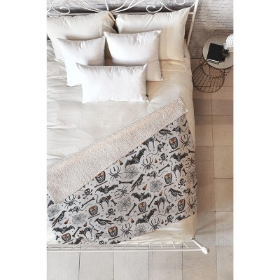 Heather Dutton Halloween XRay  Throw Blanket - Deny Designs