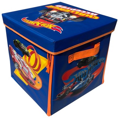 Tara Toy: Hot Wheels 300 Car Storage Cube Bin & Playmat