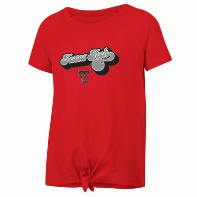 NCAA Texas Tech Red Raiders Girls' Knot T-Shirt