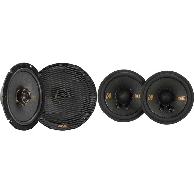 Kicker 51KSC6704 KS-Series 6.75" Coaxial Speakers with .75" tweeters w/ 51KSC2704  2.7" Bundle