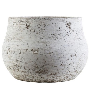 Livabliss Rome 8"H x 12"W x 12"D Indoor / Outdoor Taupe Planter