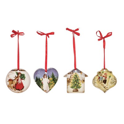 Gallerie II Vintage Ornaments Set of 4