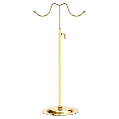 Unique Bargains Metal Adjustable Height Electroplated Finish Purse Display Stand 1 Pc