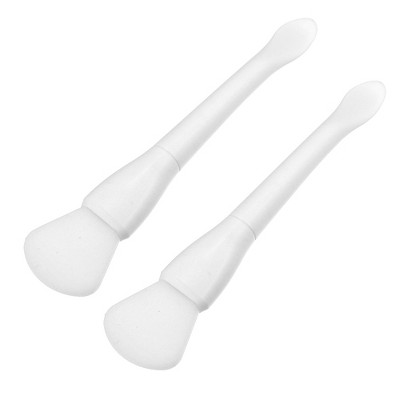 Unique Bargains Silicone Face Mask Brushes Face Mask Applicator Brushes Soft Silicone Brushes 2 Pcs
