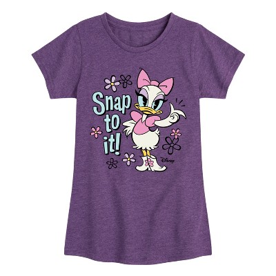 Girls' - Disney - Daisy Duck Fitted Short Sleeve Graphic T-Shirt