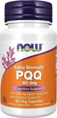 Extra Strength PQQ 40 mg by Now Foods  -  50 VegCap