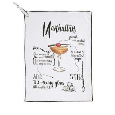 Shiraleah Manhattan Recipe Tea Towel