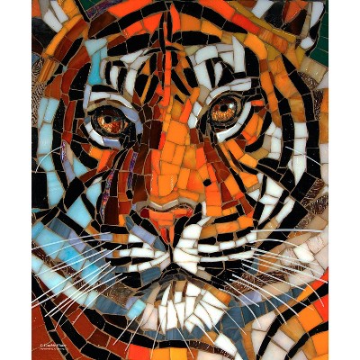 Sunsout Stained Glass Tiger 1000 pc Jigsaw Puzzle 70707