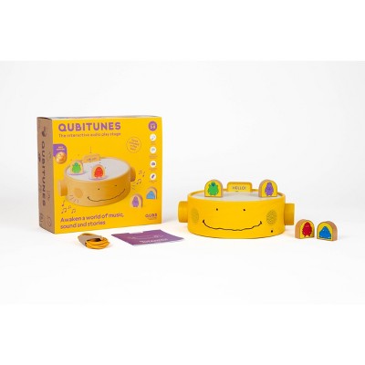 Qubitunes Screen-Free Interactive Audio Player for Kids – Stories, Music & Sound Games (Ages 3+)