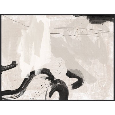 42" x 32" So Far So Good III by Urban Road Framed Canvas Wall Art Print - Amanti Art: Modern Lithograph, Polystyrene Frame
