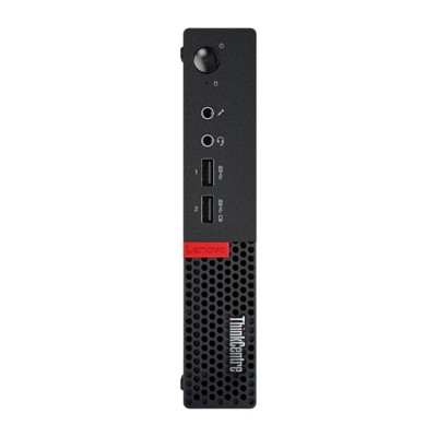 Refurbished Lenovo ThinkCentre M710Q Tiny Desktop, Intel Core i5-6500T, 2.5GHz, 16GB RAM, 256GB SSD, Windows 10 Pro - Manufacturer Refurbished