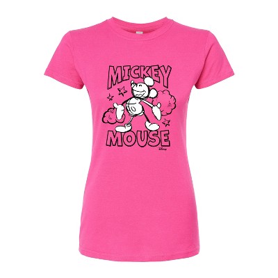 Women's - Disney - Mickey Mouse Fitted Graphic T-Shirt