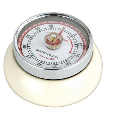 Zassenhaus Magnetic Retro 60 Minute Kitchen Timer, 2.75-Inch