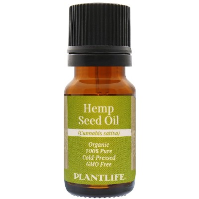 Plantlife Hemp Seed Carrier Oil - Cold Pressed, Non-GMO, and Gluten-Free Carrier Oil for Skin, Hair, and Personal Care