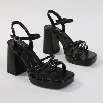 Cinthia Strappy Platform Block Heel Sandals