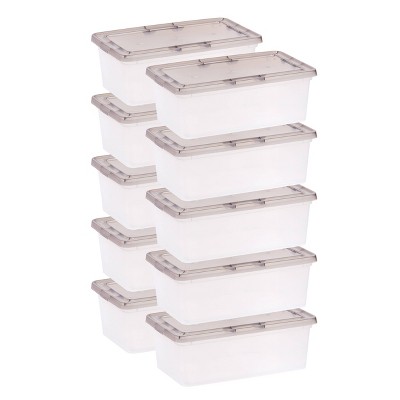 IRIS Snap Top Plastic Storage Bin