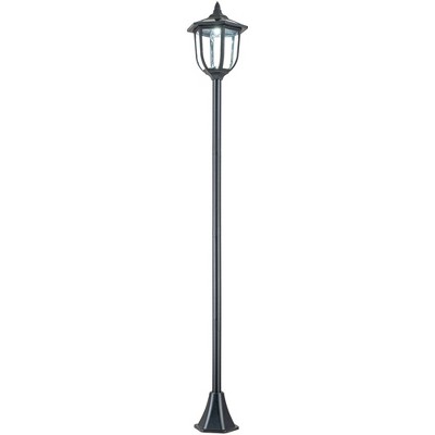 C Cattleya 1-Light Dusk to Dawn LED Outdoor Solar Post Light