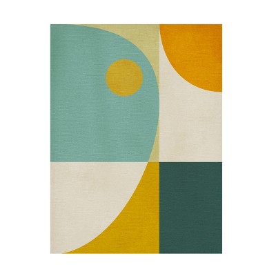 Trademark Fine Art - Ana Rut Bre Rainbow Plus Shapes10 Canvas Art