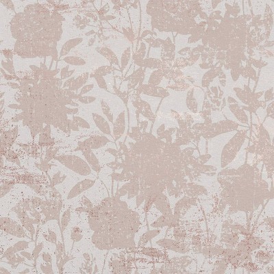 Tempaper & Co.® Garden Floral Removable Peel and Stick Wallpaper, Dusted Pink, 28 sq ft: Vinyl, Self-Adhesive, Botanical