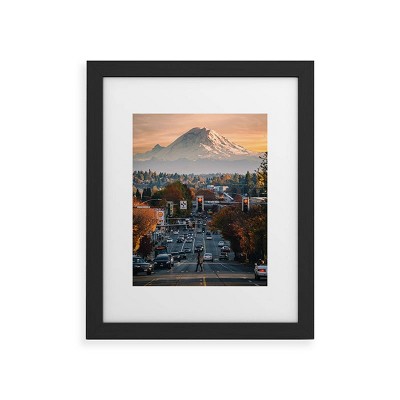 Deny Designs Tristan Zhou Mt Rainier Art Print