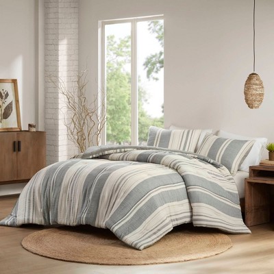 NicBex 3 Pcs Comforter Set Casual Boho Aesthetic Bedding Set, Cotton Jacquard Waffle Bedding Comforter Sets, 1 Comforter, 2 Pillow Shams