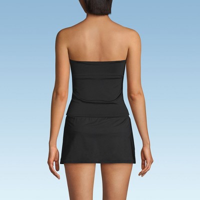 Lands' End Women's Bandeau Tankini Swimsuit Top