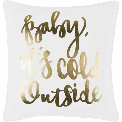 Livabliss Holiday Cottage Throw Pillow