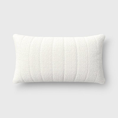 Oversized Channeled Boucle Lumbar Throw Pillow - Threshold™