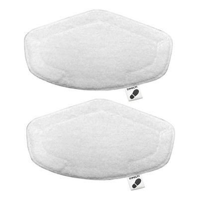 Polti® Floor Cleaning Cloths, 2 Count in White