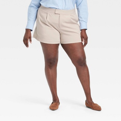 Women's High-Rise Tailored Shorts - A New Day™