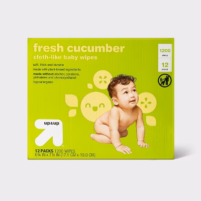Fresh Cucumber Baby Wipes- up&up™ (Select Count)