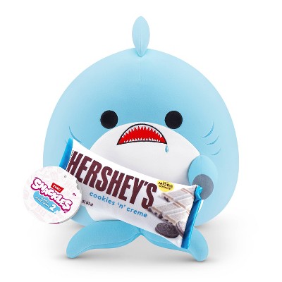 Snackles 8" Shark and Hershey Plush: Polyester Stuffed Animals Character Toy
