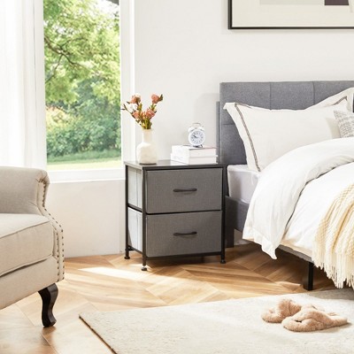 Metal Frame Dresser with Wood Top