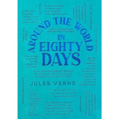 Around the World in Eighty Days - (Word Cloud Classics) by  Jules Verne (Paperback)
