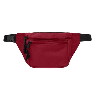 Dalix 3 Pocket Fanny Pack Money Pouch Concealer Runners Bag Waist Belt