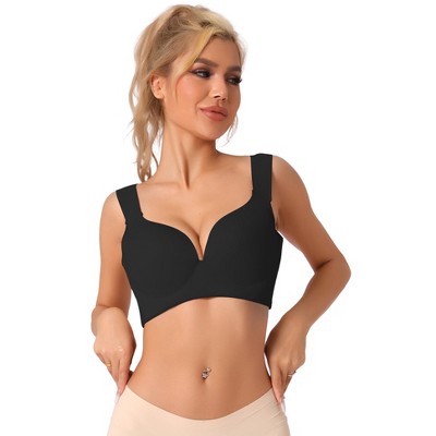 INSPIRE CHIC Women's Wirefree Full Coverage Push Up Bralettes