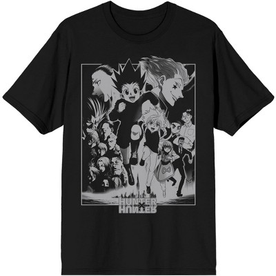 Hunter X Hunter Character Men's Black Crew Tee - M