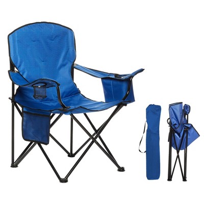 Foldable Camping Chair with Cooler Bag