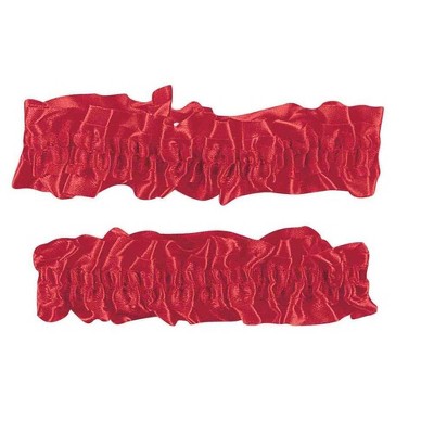 Forum Novelties Red Silken Garter Or Armband Set Adult Costume Set