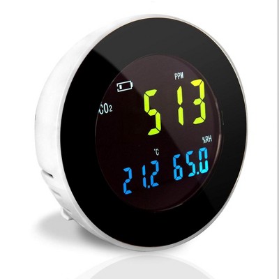 Pyle Smart Indoor Air Quality Monitor - Digital Hygrometer Thermometer Gauge & Humidity Tester Kit