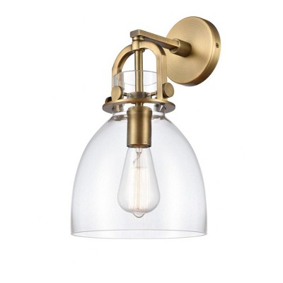 Newton Bell - 1 Light Wall Sconce In Industrial Style-14.5 Inches Tall and 8 Inches Wide