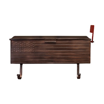 Patriotic Metal Wall Mounted Mailbox - Oakland Living