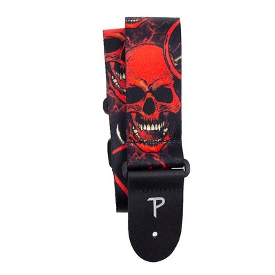 Perri's Devil Skulls Polyester Guitar Strap 2 in.
